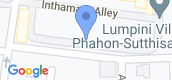 地图概览 of Lumpini Ville Phahol-Suthisarn