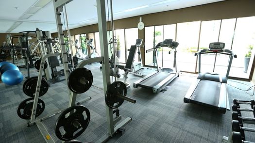 3D视图 of the Communal Gym at Noble Refine