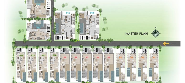 Master Plan of เดอะเจมส์ : ถนนเชียงใหม่-หางดง - Photo 1