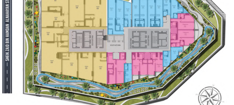 Master Plan of Blue Wave Tower - Photo 1