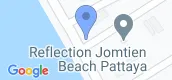 地图概览 of Reflection Jomtien Beach