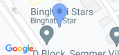 Vista del mapa of Binghatti Stars
