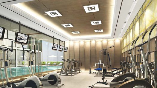 Fotos 1 of the Fitnessstudio at The Breeze Condominium Bangsaray