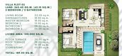 Unit Floor Plans of Sivana Gardens Pool Villas 