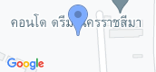 地图概览 of Condo Dream Nakhon Ratchasima