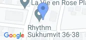 地图概览 of Rhythm Sukhumvit 36-38