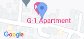 Map View of G-1 Apartment