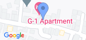 地图概览 of G-1 Apartment