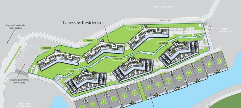 Master Plan of ลากูน่า เลคแลนด์ - เลควิว เรสซิเดนซ์ - Photo 1