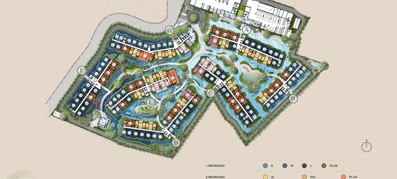 Master Plan of เดอะ โมเดวา - Photo 1