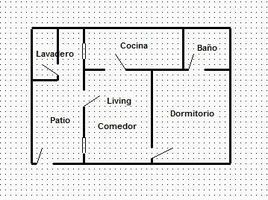 1 Schlafzimmer Appartement zu vermieten im FRONDIZI A. al 400, San Fernando