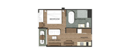 Поэтажный план квартир of The Proud Residence