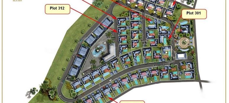 Master Plan of Falcon Hill Luxury Pool Villas - Photo 1