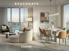 3 बेडरूम अपार्टमेंट for sale at Beachgate by Address, EMAAR Beachfront, दुबई हार्बर