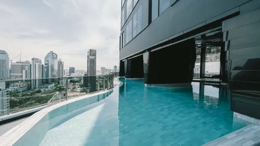 3D视图 of the Gemeinschaftspool at Ideo Q Sukhumvit 36