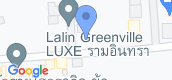 地图概览 of Lalin Greenville Luxe Ramintra
