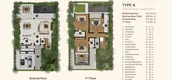 Поэтажный план квартир of Tiara Saku
