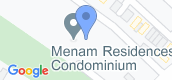 地图概览 of Menam Residences