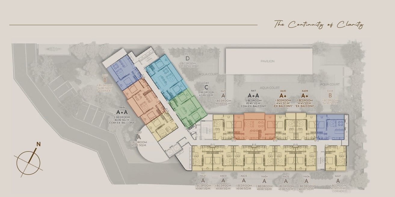 Building Floor Plan of เซลีน วงศ์อมาตย์ - ชั้น 6
