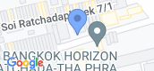 地图概览 of Bangkok Horizon Ratchada-Thapra