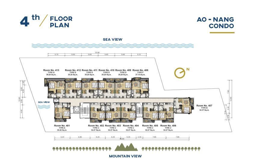 Building Floor Plan of เดอะ ร็อคโค อ่าวนาง กระบี่ - ชั้น 3