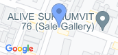 地图概览 of Lumpini Ville Sukhumvit 76 - Bearing Station 2