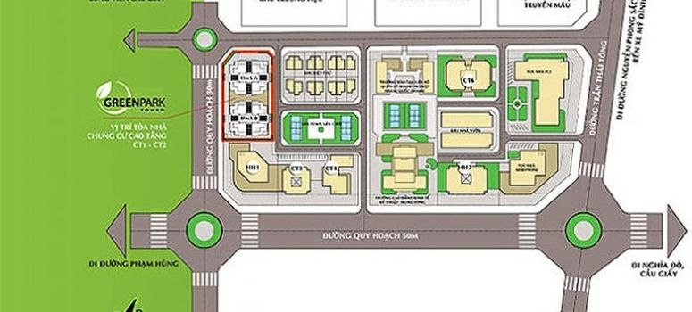 Master Plan of Green Park Tower - Photo 1