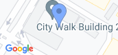 Map View of City Walk Residential