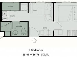 1 Schlafzimmer Wohnung zu verkaufen im The Tree Hua-Mak, Hua Mak