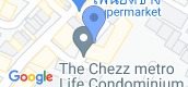 Map View of The Chezz Metro Life Condo