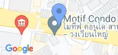 Map View of Motif Condo Sathorn - Wongwian yai