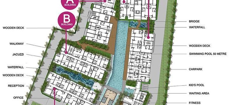 Master Plan of ไดมอนด์ คอนโดมิเนียม บางเทา - Photo 1