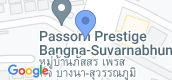 ทำเลที่ตั้ง of Passorn Prestige Bangna - Suvarnabhumi
