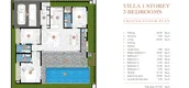 Поэтажный план квартир of Paradise Spring Villas