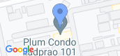 地图概览 of Plum Condo Ladprao 101