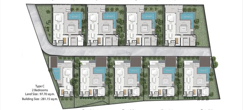 Master Plan of Almafi Luxury Villas - Photo 1