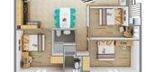 Unit Floor Plans of Melody Residences Apartment