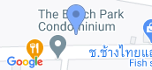 地图概览 of The Beach Park Condominium