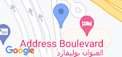 Map View of The Address Boulevard Hotel