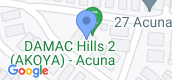 Map View of DAMAC Hills 2 (AKOYA) - Acuna