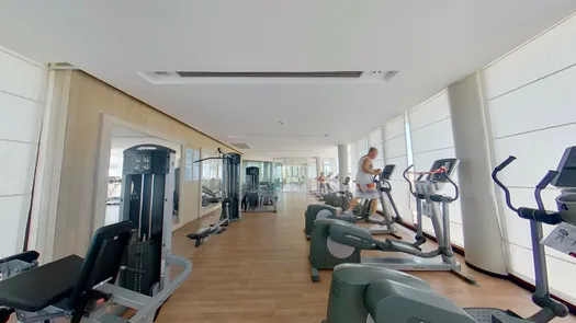3D视图 of the Gym commun at Boathouse Hua Hin
