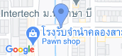 地图概览 of Baan Pruksa B Rangsit-Khlong 3