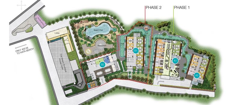 Master Plan of เดอะ บีช คอนโดเทล - Photo 1