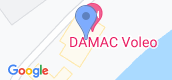 Map View of DAMAC Maison the Vogue 