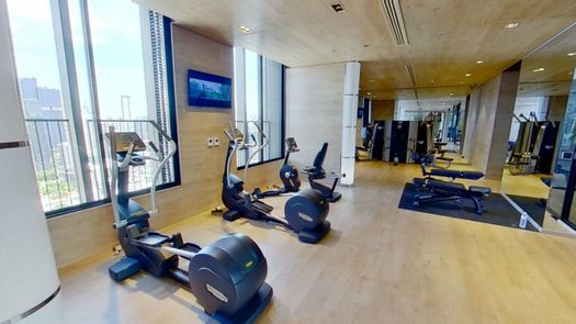 3D视图 of the Communal Gym at Noble BE33