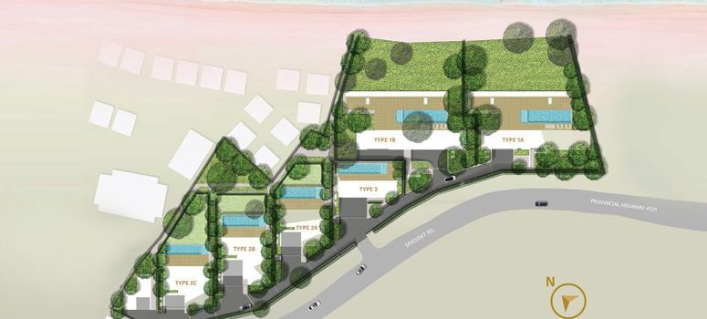 Master Plan of Crescent Bay Beachfront Villas - Photo 1