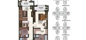 Поэтажный план квартир of The Grandeur Residences-Mughal