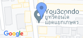 地图概览 of You 3 Condo at Yak Kaset