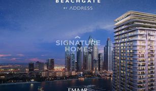 EMAAR Beachfront, दुबई Beachgate by Address में 3 बेडरूम अपार्टमेंट बिक्री के लिए