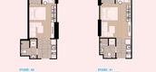 Поэтажный план квартир of Ideo Chula - Samyan